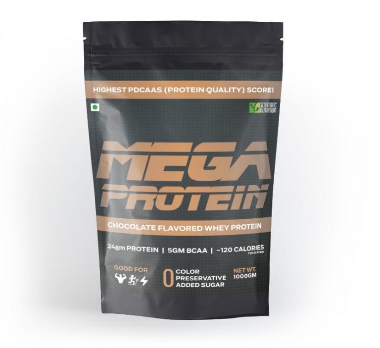 MEGA Protein 1kg (Chocolate Flavored Whey Protein Powder) | Scientific ...